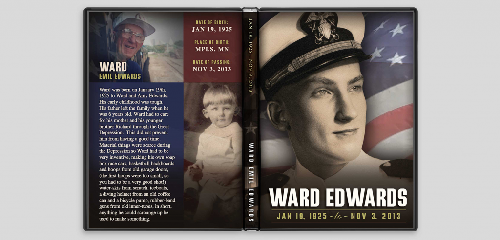 Ward Edwards Patriotic DVD case Design
